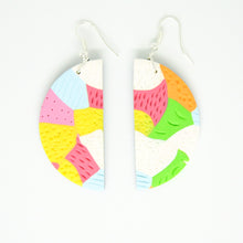 Load image into Gallery viewer, Bo Kaap! Semi Circle Dangle Earrings