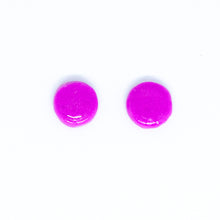 Load image into Gallery viewer, neon purple studs