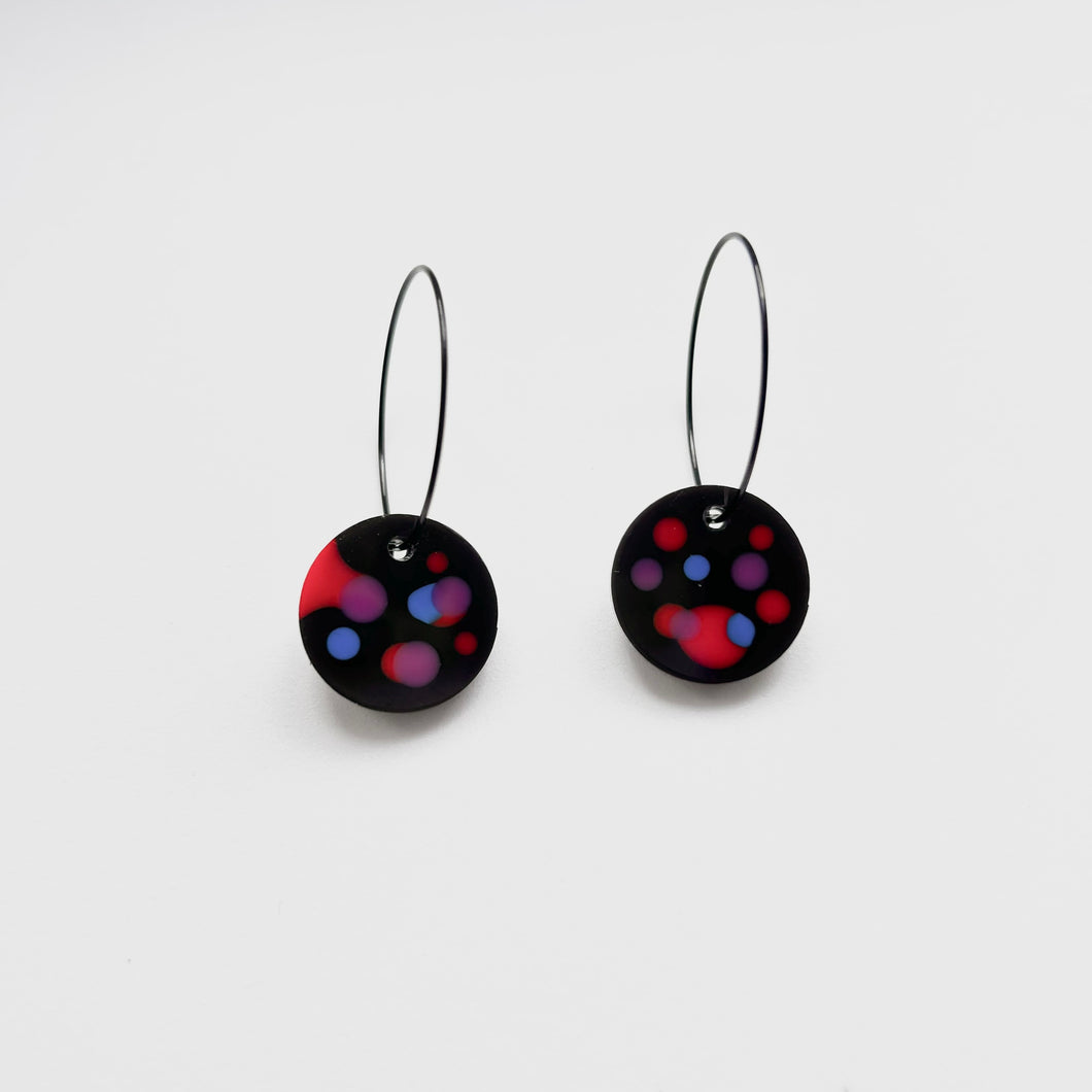 Black Multi - Disc Hoops