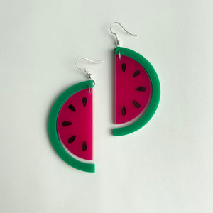 Acrylic Watermelon Dangles