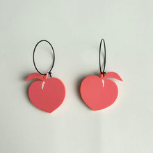Load image into Gallery viewer, Acrylic Peach Earrings
