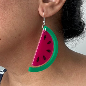 Acrylic Watermelon Dangles