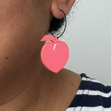 Load image into Gallery viewer, Acrylic Peach Earrings
