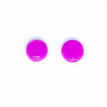 Load image into Gallery viewer, neon purple studs
